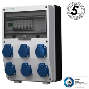 Distribuidor de corriente PTD-S 6x230V 1P Medidor Siemens Y Mennekes DOKTORVOLT - Imagen 1 de 11