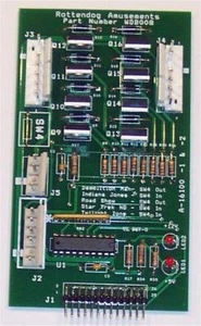 WDB008 Williams 8 Scheda guida supplementare nuova per flipper. A-16100-01 - Foto 1 di 1