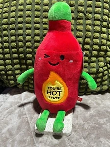 TJM “your’re Hot Stuff” Hot Sauce Valentines Plush Soft toy BNWT Gift - Picture 1 of 9