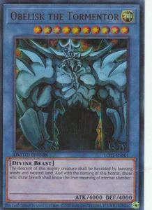 YUGIOH HOLO CARD OBELIK THE TORMENTOR LC01-EN001 1ST EDITION, 25TH ANNIVERSARY - Picture 1 of 1