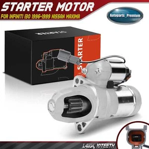Starter Motor for INFINITI I30 1996-1999 Nissan Maxima 95-99 1.4kW 12V CCW 10T - Picture 1 of 8