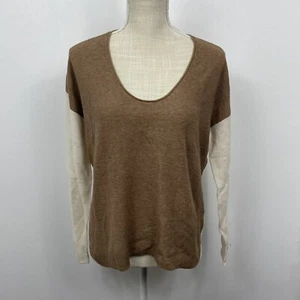 Madewell Kimball Pullover Sweater Knit Merino Wool Alpaca Womens Size S Tan NWT - Picture 1 of 12