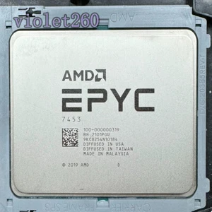 AMD EPYC Milan 7453 28-Core 2.75GHz SP3 225W Server CPU Processor 100-000000319 - Picture 1 of 1