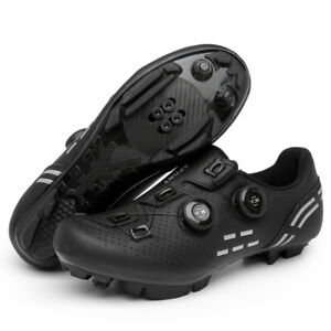 MTB Cycling Shoes Carbon Fiber Men Cleats Road Bike Boots Speed Sneaker Mountain