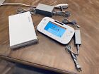 Nintendo Wii U 8gb White Wup-001 (02), Wires, Gamepad & Charger Excellent Cond