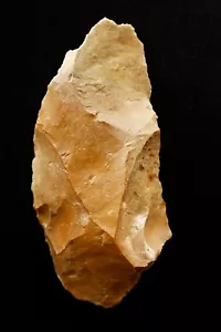Abbevillian Hand Axe (Biface) Lower Paleolithic - France - 145mm, 422g - Imagen 1 de 20