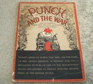 PUNCH and the War 2. Weltkrieg England Wartime Cartoons Comics 1. Aufl. 1941 Buch - Bild 1 von 10