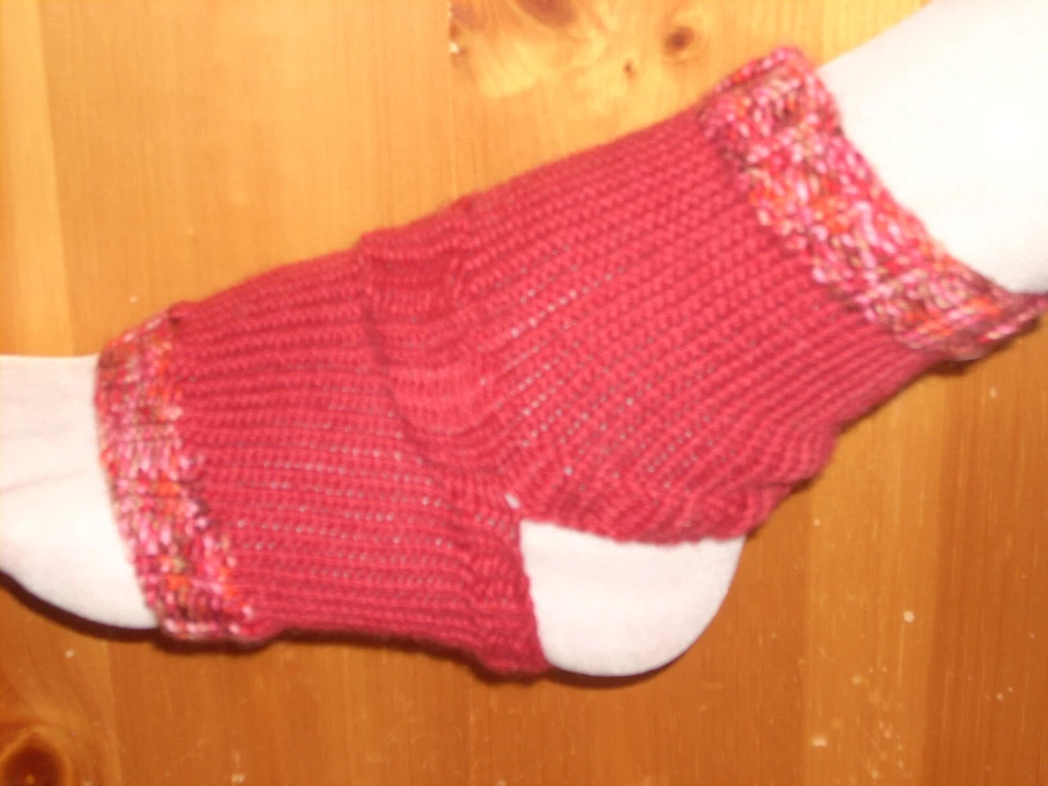 Calcetines de yoga tejidos a mano 100 % lana merino Foto 1 de 2