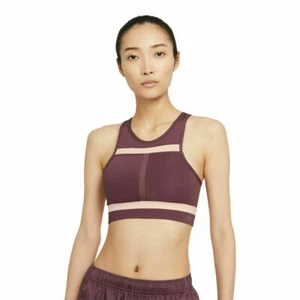 DD1101-846 NWT Nike Swoosh Run Division Medium-Support removeable Pad Bra - Picture 1 of 2