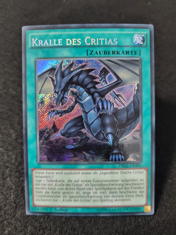 Yu-Gi-Oh! Kralle des Critias - DRL2-DE006 - Secret Rare 1. Auflage DE NM - Bild 1 von 1