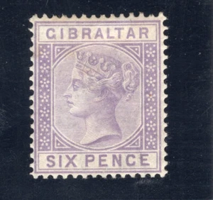 1887 Gibraltar. SC#18. SG#13. Mint, Hinged. VF. - Bild 1 von 2