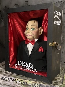 Dead Silence Custom Billy Puppet Prop & Display Case Horror Movie Mary Shaw - Picture 1 of 16