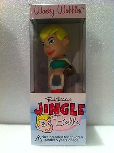 FUNKO PAUL DINIS JINGLE BELLE BOBBLE HEAD WACKY WOBBLER MUY RARO NUEVO FUERA DE IMPRENTA - Imagen 1 de 12