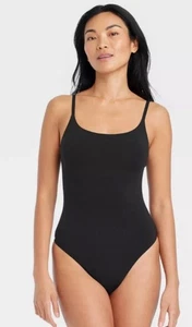 Auden Mujer Negro Lujo 4 Vías Elastizado Cami Body Correas Ajustables S Nuevo - Imagen 1 de 3