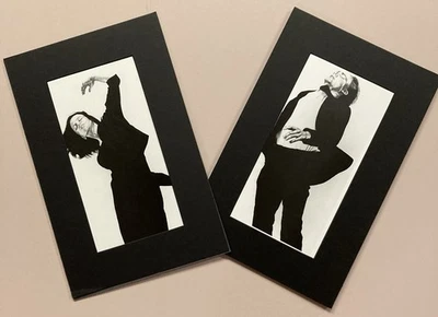 ROBERT LONGO Hombres en las ciudades conjunto de DOS imágenes, marco mate 9x14 listo #303 Foto 1 de 3