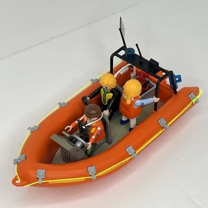 Playmobil 5539 Guardia Costiera Faro Stazione Zattera di Soccorso Set Figure Incomplete - Foto 1 di 18