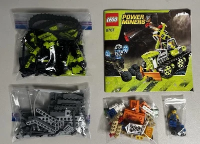 LEGO Power Miners: Boulder Blaster (8707) Complete, w/ Manual & Minifigs, No Box - Image 1 of 4
