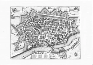 ULM Vintage Antique German Geographic Urban Map Art Print !!! - Picture 1 of 1