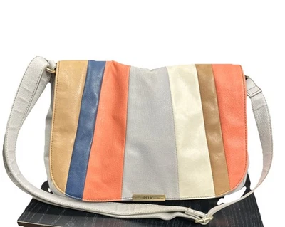 Bolso de Hombro RELIC By Fossil Multicolor Arco Iris Rayas Neutro Foto 1 de 4