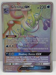 2018 Pokemon Sun & Moon Forbidden Light Greninja GX #133/131 - Picture 1 of 2