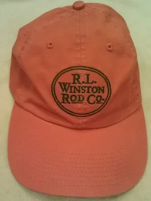 Gorra R. L. Winston Rod Co. Logo Bordado Ajustable Correa Talla Única Foto 1 de 4