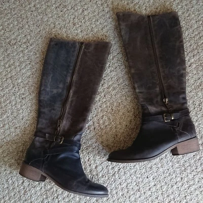 Botas Charles David Gratex Made in Italy marrón oscuro talla 8 Foto 1 de 4