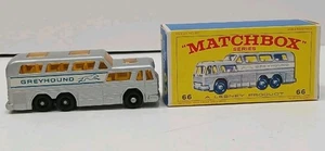 Vintage Matchbox Lesney No. 66 Greyhound Bus Coach In Original Box - Picture 1 of 7