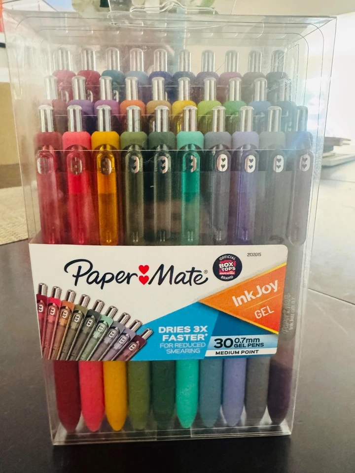 Plumas de gel Paper Mate InkJoy 30pk 0,7 mm punta media multicolor Foto 1 de 2