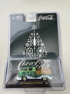2025 M2 Machines Coca-Cola Christmas 1961 VW Double Cab Truck USA Model - Picture 1 of 1
