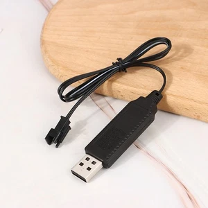 USB Charger Cable For 3.7V Lithium Battery Charger SM-2P RC Car Aircraft Par$a - Picture 1 of 9