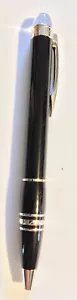 ¿EXCELENTE De colección? Bolígrafo Montblanc Starwalker Midnight negro probado funciona - Imagen 1 de 23