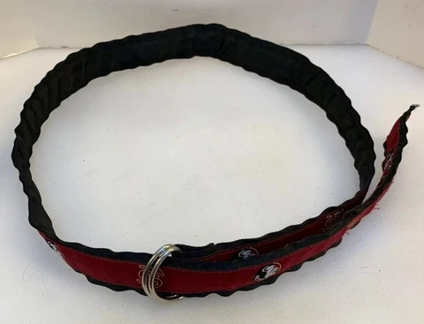 Moon Shine Florida State Seminoles FSU Football Women Large L D Ring Belt 44” Cover