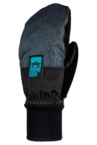 Rome Daily Snowboard Mitts, Women's Large, Cosmic Black New - Picture 1 of 1