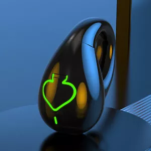 Auricolare a clip singolo Cuffia wireless 5.3 compatibile con Bluetooth (nero) - Zdjęcie 1 z 11