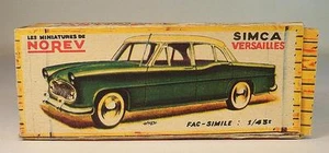 Norev 1/43 original caja vacía / caja vacía para Simca Versailles verde / verde #5754 - Imagen 1 de 1