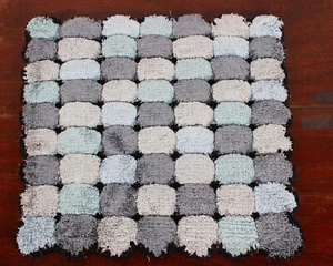 Hand Woven Silk Kitchen Dining Table Placemats Home Office Grey Home Decor Rugs - Picture 1 of 6