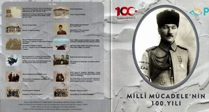 TURKEY 2019 WAR OF INDEPENDENCE ATATURK CENTENARY OF THE NATIONAL STRUGGLE MNH - Picture 1 of 12