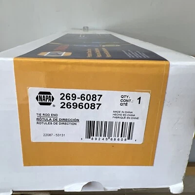 NAPA Precision 269-6087 Front Right Tie Rod End - Image 1 of 4