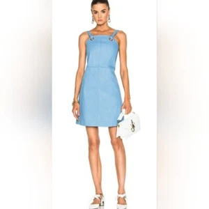 Rag & Bone Suffolk Cotton Sleeveless Denim Mini Dress Size 4 Streetwear Casual - Picture 1 of 14