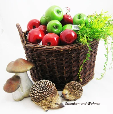 Deko- Apfel rot lackiert aus Kunststoff ca. 6 cm - Bild 1 von 4