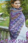 Knitting Pattern To Knit  Stunning  Lacy Shawl In Rico Melange Aran