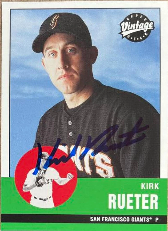 Kirk Rueter Autographed 2001 Upper Deck Vintage #259 - Image 1 of 1