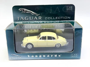 Vanguards Jaguar MKII Primrose diecast model 1:43 VA08402 MIB - Picture 1 of 4