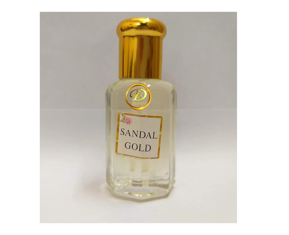 Sandalia Chandan Attar / Ittar Aceite Perfume Concentrado - 10 ml Aroma Fragancia  Foto 1 de 1
