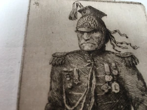 AULD AYR BRYDEN ETCHING 7/15 CM GENERAL BROWN page size 20/30cm - Picture 1 of 10