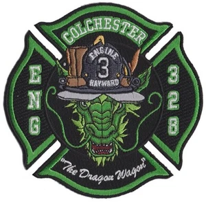 Colchester, CT Engine 3 / Dragon Wagon Fire Patch NEU - Bild 1 von 1