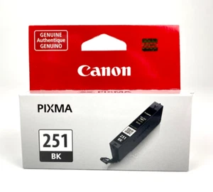 Cartucho de tinta negra genuino Canon Pixma 251 negro. Nuevo en caja. - Imagen 1 de 3