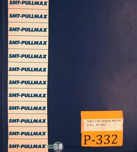 Pullmax Z30, 4237 máquina rodante de anillo, manual de instrucciones y piezas 1979 - Imagen 1 de 3