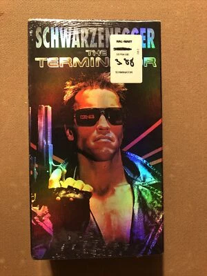 The Terminator Original VHS 1999 NEW Sealed Holographic Cover Schwarzenegger  Foto 1 de 3