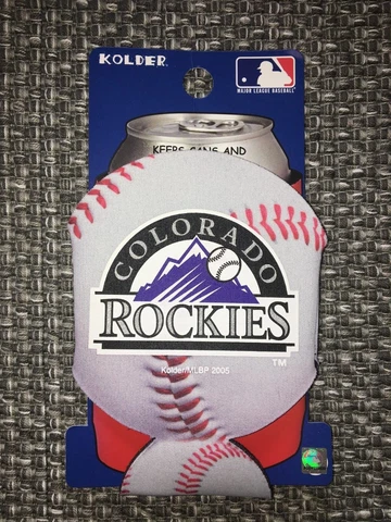 COLORADO ROCKIES MLB BASEBALL CAN COOLER COLLAPSIBLE INSULATED BOTTLE HOLDER Cover